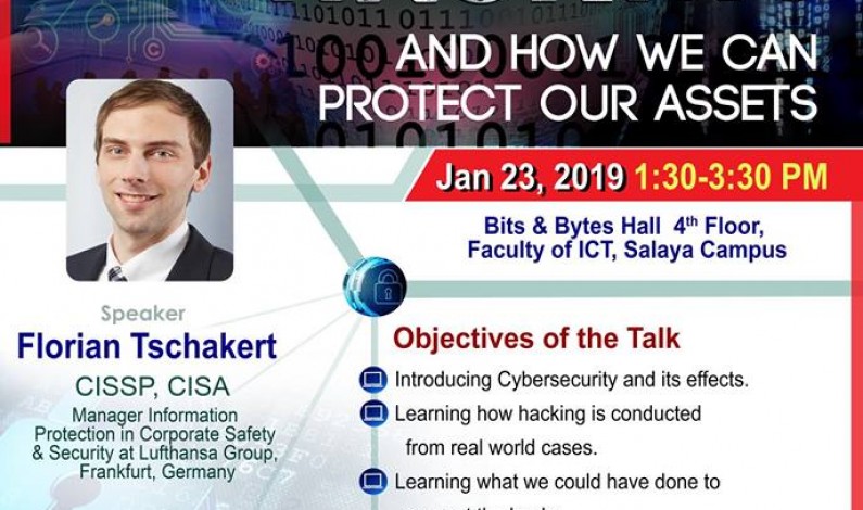 คณะ ICT ม.มหิดล เชิญร่วมสัมมนาวิชาการ เรื่อง “Hacking and How We can Protect Our Assets”
