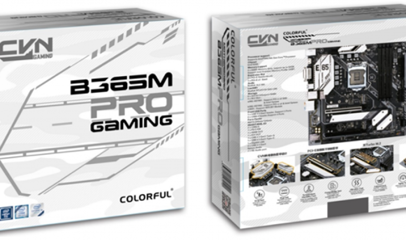 COLORFUL เปิดตัวเมนบอร์ด  CVN B365M Gaming Pro V20 สำหรับโปรเซสเซอร์ Intel 8th / 9th