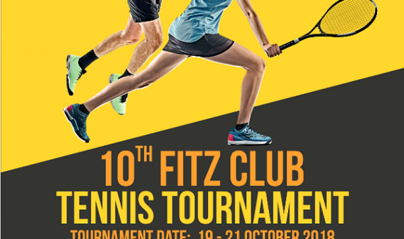 ผู้รักเทนนิสพลาดไม่ได้! กับการแข่งขัน “Fitz Club Tennis Tournament” ครั้งที่ 10  วันที่ 19 – 21 ตุลาคมนี้