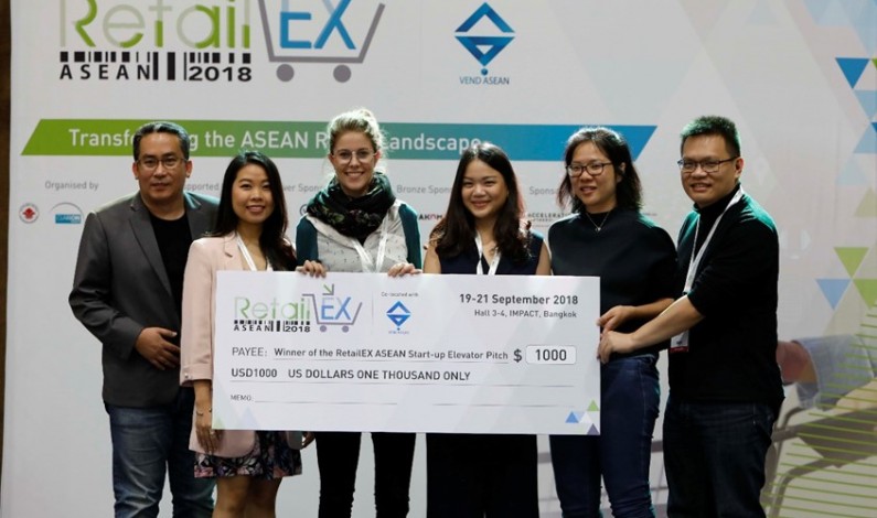 ภาพข่าวประชาสัมพันธ์  ผู้ชนะ The RetailEX ASEAN Start-up Elevator