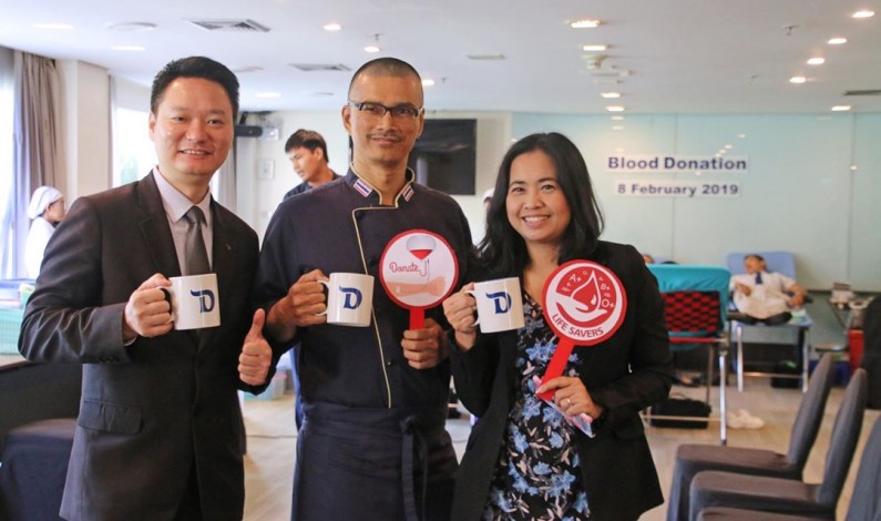 Dusit Thani Pattaya 2019 blood donation campaign