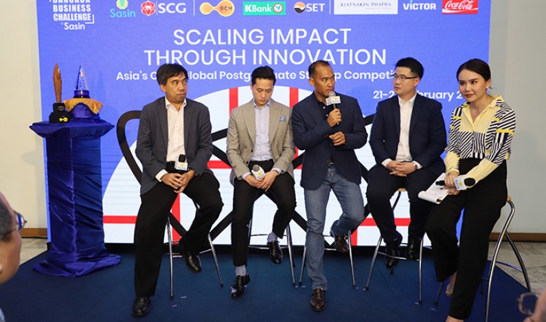 Thailand’s only global postgraduate start-up competition, SCG Bangkok Business Challenge @ Sasin 2019, to promote Scaling Impact Through Innovation
