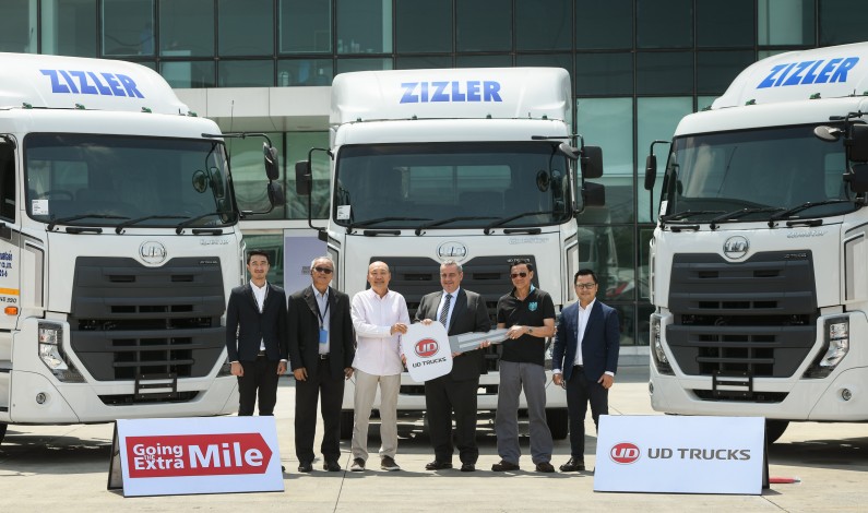 UD Trucks handovers the first lot of New Quester Escot 390HP to Zizler Transport