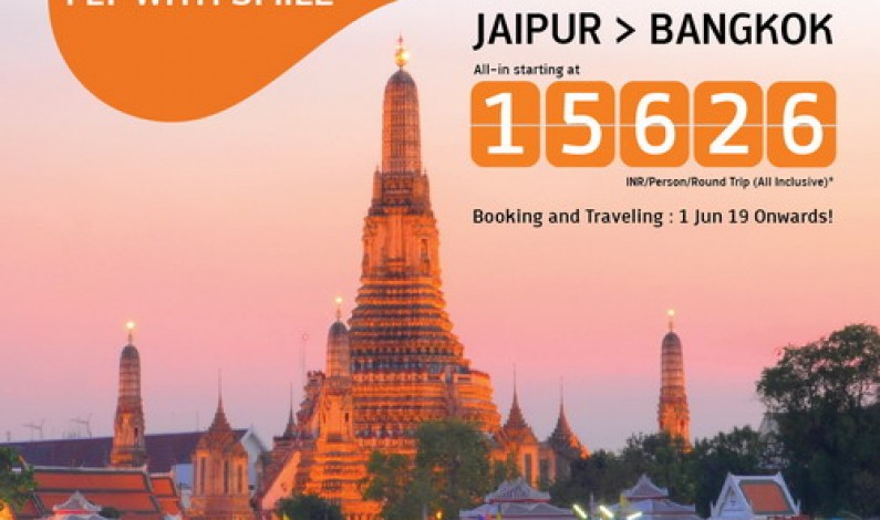 THAI Smile adds direct flight with full service to Jaipur-Bangkok route, price starts at 15,626 INR