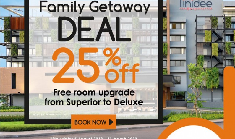 Family Getaway Deal 25% off