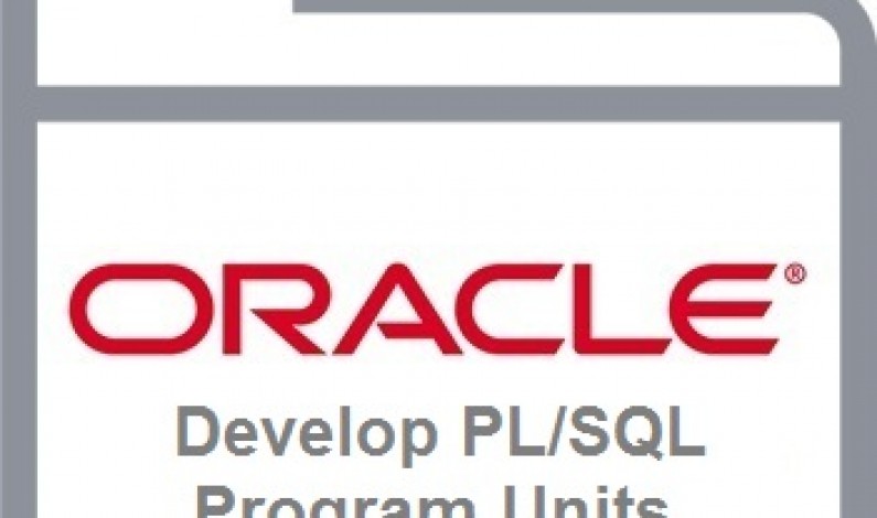 เปิดอบรมหลักสูตร Develop PL/SQL Program Units