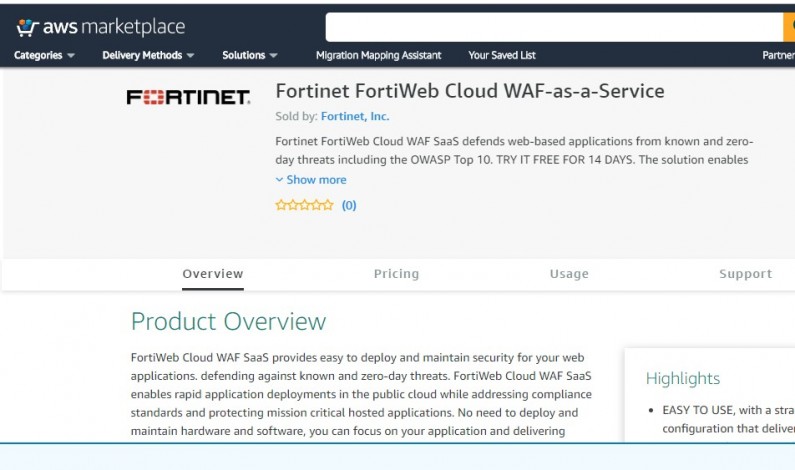 ฟอร์ติเน็ตเปิดตัวไฟร์วอลล์บนคลาวด์ FortiWeb Cloud WAF-as-a-Service บน AWS