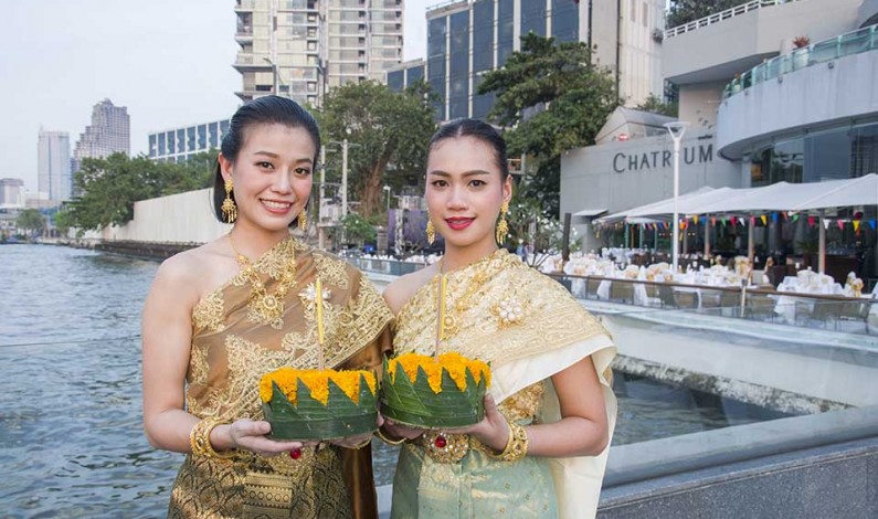 Celebrate Loy Krathong – Memories of Old Siam at River Barge Restaurant and Pier 28, Chatrium Hotel Riverside Bangkok