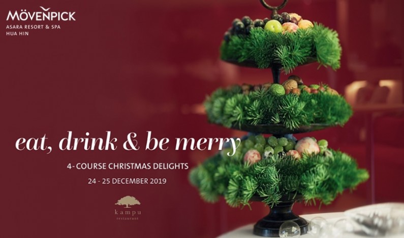 Enjoy a luxurious Christmas dining holiday in Hua Hin