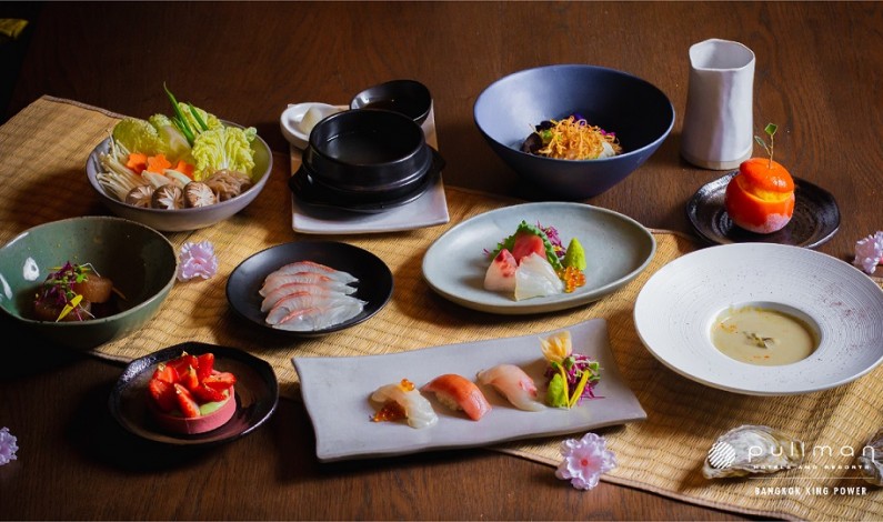 เซ็ตเมนูอาหารญี่ปุ่นฤดูหนาว ณ ห้องอาหารเท็นชิโนะ โรงแรมพูลแมน คิง เพาเวอร์ กรุงเทพ