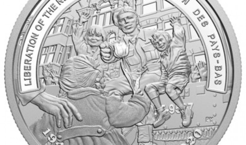 โรงกษาปณ์แคนาดาเปิดตัวเหรียญกษาปณ์รุ่นใหม่ ฉลองครบรอบ 75 ปีของการปลดปล่อยเนเธอร์แลนด์