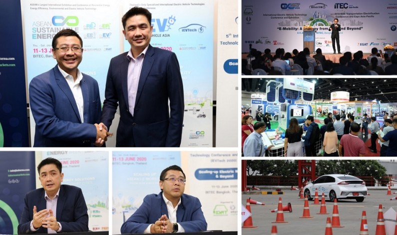 อินฟอร์มา มาร์เก็ตส์ ร่วมกับ สมาคมยานยนต์ไฟฟ้าไทย จัดงาน Electric Vehicle Asia and iEVTech 2020 คู่ขนานไปกับงาน ASE 2020
