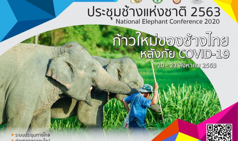 อ.อ.ป. เปิดเวทีเสวนา – การประชุมช้างแห่งชาติ ปี 63 ‘ก้าวใหม่ช้างไทยหลังโควิด – 19’ หวังแก้ปัญหาช้างตกงาน…